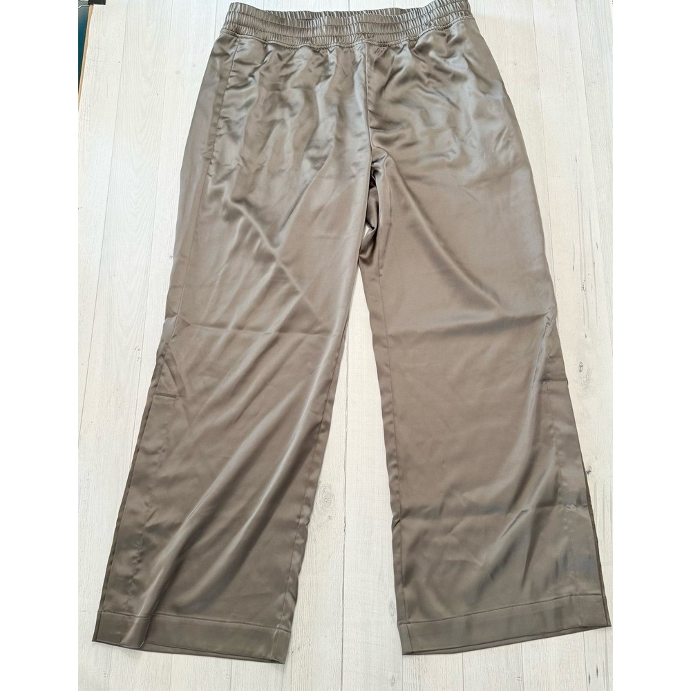 OLD NAVY Temple‎ Mid-Rise Wide-Leg Satin Track Pants breathable women's large